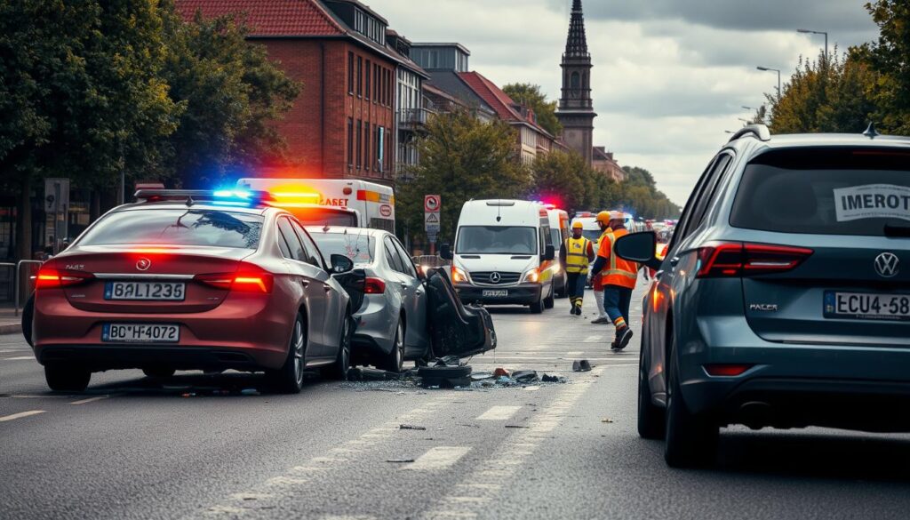 wypadek samochodowy w Niemczech